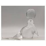 Beautiful Vintage V. Nason & Co. Murano Glass Seal Balancing a Ball