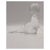 Beautiful Vintage V. Nason & Co. Murano Glass Seal Balancing a Ball