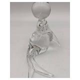 Beautiful Vintage V. Nason & Co. Murano Glass Seal Balancing a Ball