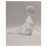 Beautiful Vintage V. Nason & Co. Murano Glass Seal Balancing a Ball