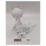 Beautiful Vintage V. Nason & Co. Murano Glass Seal Balancing a Ball