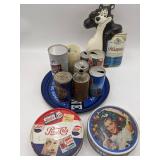 Vintage Bear and Soda Collectibles-