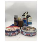 Vintage Bear and Soda Collectibles-