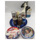Vintage Bear and Soda Collectibles-