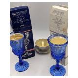 Rare Vintage Collectible China and Crystal-Martha Washington Goblets, Knowles Sound of Music Plate, Fukagawa Seiji , and Silesia Chinaa