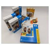 Large Collection of HP and Kodak Photo Paper**New in Boxes