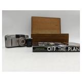 Photography and More! Canon Sure Shot Z115, Hand Craved Box, Off The Planet Book-Autographed by the Author