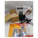 Professional Photographer Collection- 35 MM Fujica Camera, Photo Paper, LX400 Stack Lens