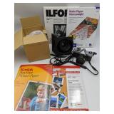 Professional Photographer Collection- 35 MM Fujica Camera, Photo Paper, LX400 Stack Lens