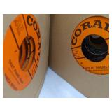Home Stereo Collection- Vintage Symphonie Suitcase Record Player &Wooden Cell Phone Amplifier, Vintage 45 Records Set
