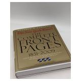 New York Times:The Complete Front Pages 1851-2009 Updated Edition Hardcover Book