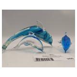 3 Stunning Vintage Fifth Ave Crystal Dolphins