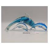 3 Stunning Vintage Fifth Ave Crystal Dolphins