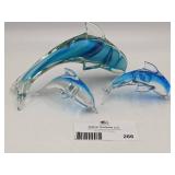 3 Stunning Vintage Fifth Ave Crystal Dolphins