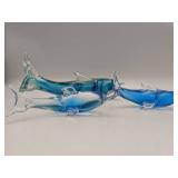 3 Stunning Vintage Fifth Ave Crystal Dolphins