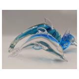 3 Stunning Vintage Fifth Ave Crystal Dolphins