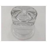 Vintage Krosno Poland Glass and Glass Bird