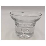 Vintage Krosno Poland Glass and Glass Bird