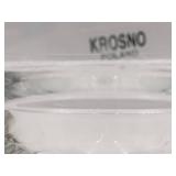 Vintage Krosno Poland Glass and Glass Bird