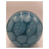 Magical Vintage 9" Hand-Blown Glass Ball