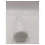 Vintage Milk Glass Bud Vase, Purple and Clear Vase, Clear Medicine Bottle