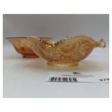 Vintage Amber Depression Glass Collection-Imperial, Carnival,