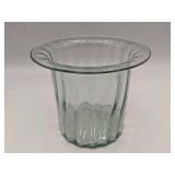 Vintage Vase Collection-LSA Blue Glass Vase, Ceramic Vase, and Bubble Glass Vase