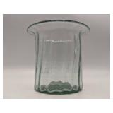 Vintage Vase Collection-LSA Blue Glass Vase, Ceramic Vase, and Bubble Glass Vase