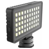 Digipower - Insta-Fame Dimmable 50 LED Super Bright Video Light with 3X Light Diffusers and Smartphone Mount