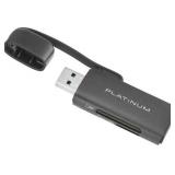 Platinum™ - UHS-I USB 3.2 Gen 1 Memory Card Reader - Black