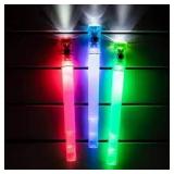 Life Gear LED Reusable Glow Stick + Flashlight+whistle Assorted 8 Pack