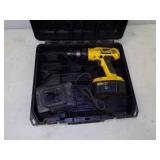Dewalt Cordless Drill and Charger 18V  Runs