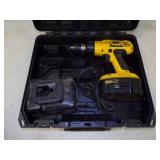 Dewalt Cordless Drill and Charger 18V  Runs