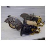 Wacker Gas Concrete Saw Tested and Runs with Parts Saw