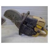 Wacker Gas Concrete Saw Tested and Runs with Parts Saw