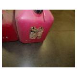3 Plastic Gas Cans