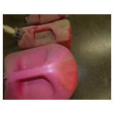 3 Plastic Gas Cans