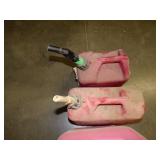 3 Plastic Gas Cans