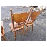 4 Wood Chairs
