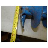 2 - 4 tine forks and Ice Auger