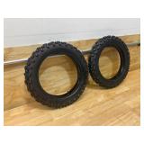 Set of Knobby Tires for Off Road Mini Dirt Bike (front or rear)