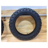 Set of Knobby Tires for Off Road Mini Dirt Bike (front or rear)