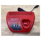 MILWAUKEE M12 12-Volt Lithium-Ion Battery Charger with 2- M12 12-Volt Lithium-Ion Compact Battery Packs (1.5Ah)