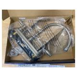 PEERLESS 8 in. 2 Lever Handle High Arc Kitchen Faucet, Stainless Steel