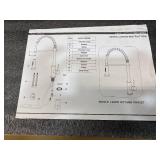 LORDEAR Farmhouse Sink Faucet With Sprayer