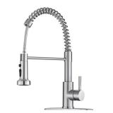 LORDEAR Farmhouse Sink Faucet With Sprayer