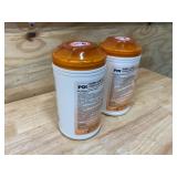 SANI-CLOTH Lot of 2-  Bleach Surface Disinfectant Cleaner Wipe 65 Count Canisters