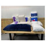 Lot of 9 Various Pillows