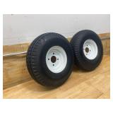 LOADSTAR Lot of 2- 5.70x8 Trailer Tires & Painted Rim, Load Range B