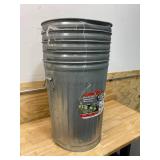 BEHRENS Lot of 5-  Galvanized Steel Utility Trash Can, 20 Gal.